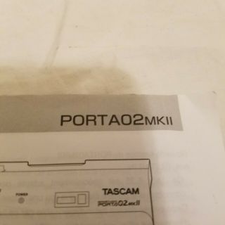 Tascam MiniStudio Porta 02 MKII 4 Track Cassette Tape Recorder Vintage 3