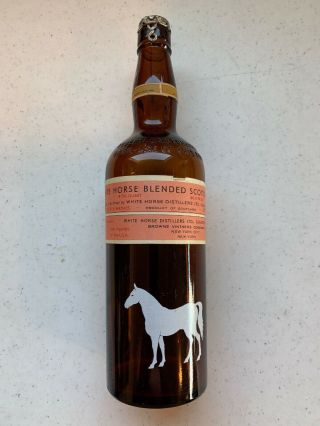 White Horse Blended Scotch Whiskey Bottle