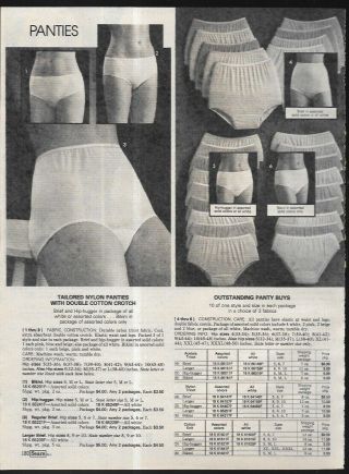 Vintage Lingerie Underwear Panties Clippings 3