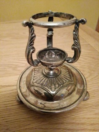 Antique Rare James Deakin & Sons Silver Plated Candle Holder