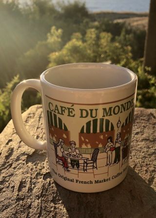 Cafe Du Monde Coffee Mug Cup Orleans Color Nola
