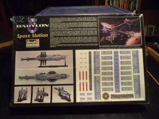 Babylon 5 - B5 Space Station Plastic Model Kit (1998,  Revell/Monogram) NRFB 2