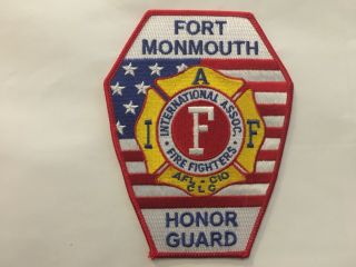 Us Army Fort Monmouth Iaff Honor Guard Fire Department Jersey
