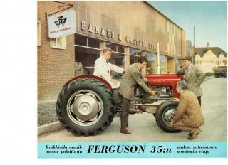 Massey - Ferguson 35 Tractor Finland Finnish Brochure Agriculture