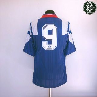 Mccoist 9 Rangers Vintage Adidas Equipment Home Football Shirt 1992/94 (l)