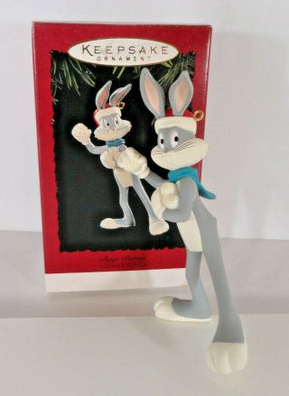 Bugs Bunny Looney Tunes Hallmark Ornament 1995 Bugs Snowballs