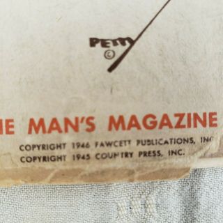 Vintage 1947 George Petty Spiral Bound 12 - Page Calendar Flirty,  Leggy Pin - Ups 3