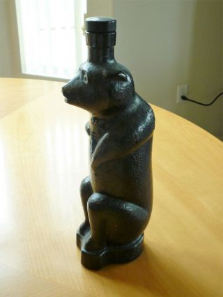 Smirnoff Black Bear Kummel Liqueur Bottle Circa 1940 