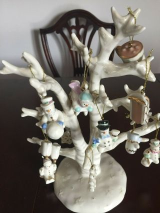 Lenox The Snow Pals Winter Tree Includes 12 Miniature Ornaments