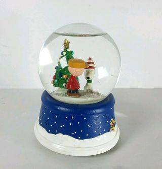 Hallmark PEANUTS 50th Anniversary Musical Christmas Snow Globe 3