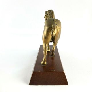 Vintage Brass Horse Statue 2