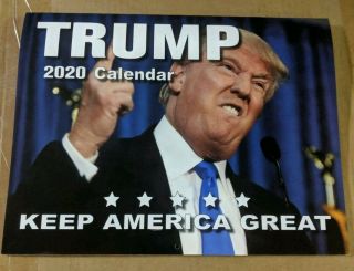 President Donald Trump 2020 Wall Calendar Make America Great