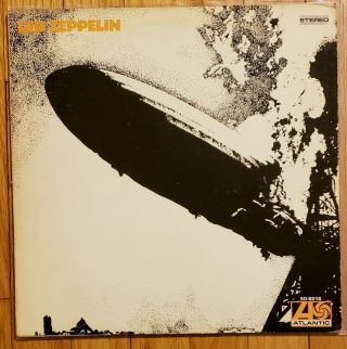 Led Zeppelin - Led Zeppelin 1st Self - Titled Atlantic Sd 8216 Lw B/b Wax Vg,