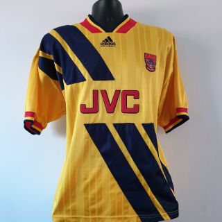 Arsenal Shirt - Xl - 1993/1994 - Away Jersey Vintage Jvc Adidas Extra Large