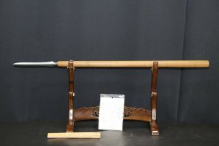 (iz - 85) Yari " Blade Length 17.  7cm (6.  96inch) " Of Samurai Edo