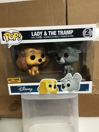Funko Pop Disney Lady And The Tramp - Hot Topic Exclusive Vaulted - Read