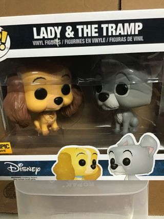 FUNKO POP DISNEY LADY AND THE TRAMP - HOT TOPIC EXCLUSIVE VAULTED - READ 2