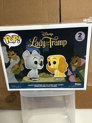 FUNKO POP DISNEY LADY AND THE TRAMP - HOT TOPIC EXCLUSIVE VAULTED - READ 3