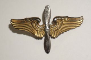 Aviation Cadet Cap Badge Us Army Air Forces Aaf Usaaf Air Corps Wwii M3769