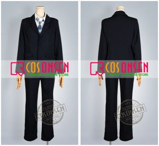 Cosonsen Dramatical Murder Virus Black Uniform Cosplay Costume Full Set Any Size 2