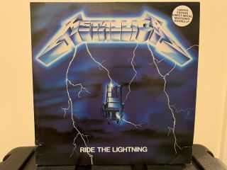 Metallica Ride The Lightning 12 " Vinyl Record Lp Album Double Limited Edition