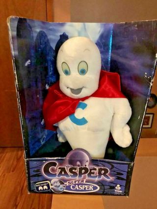 1995 Tyco Casper " Casper " With Glow In The Dark Eyes Very Rare
