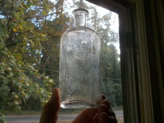 Bellows Fall,  Vt H.  H.  Davis Druggist 1880 Vermont Pharmacy Medicine Bottle