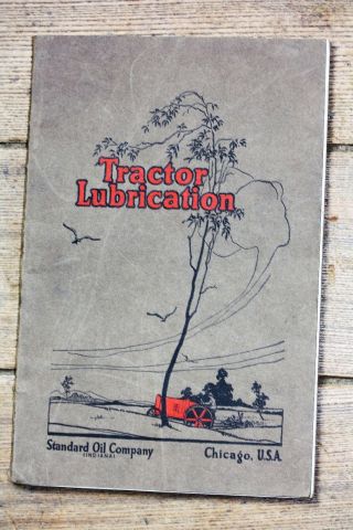 1919 Tractor Lubrication Book Put Out By The Standard Oil Company
