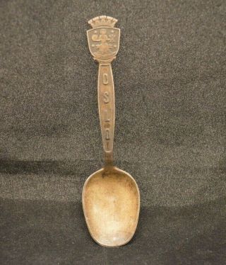 Vintage Norway David Andersen 830s Silver " Oslo " Souvenir Spoon