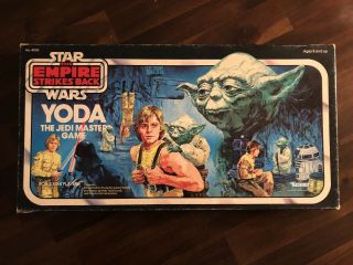 Vintage Kenner Star Wars The Empire Strikes Back Yoda Jedi Master Board Game