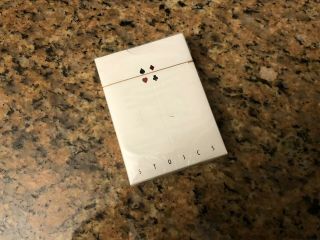 David Blaine Stoics 1st Edition Playing Cards Cardistry Magic Poker Size Deck N