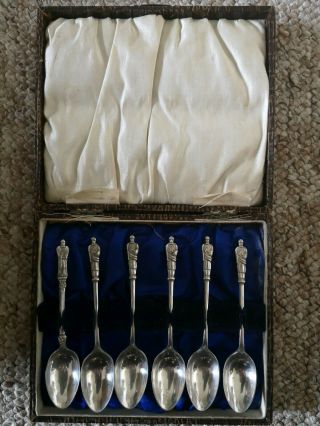 Vintage Apostle Epns Silver Plated Tea Spoons