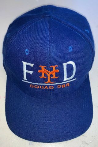 Fdny Nyc Fire Department York City Flexfit Hat Squad 288 Ny Mets Queens