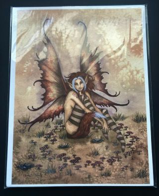 Amy Brown Wild Thing Fairy 8 ½ X 11 Art Print 2002