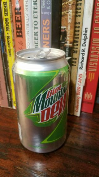 Diet Mountain Dew 12oz SOT Soda Can TUNED UP TASTE Logo 2007 3