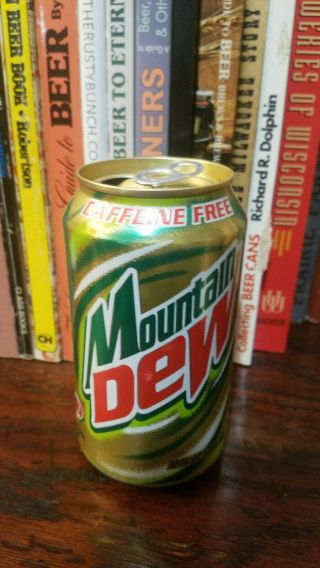 Mountain Dew Caffeine 12oz Sot Soda Can 2003