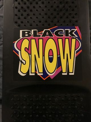 Vintage 1990 ' s Snow Thrasher Snowboard by Black Snow 2
