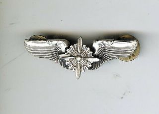 United States Army Air Force Flight Engineer Miniature Sterling Wing