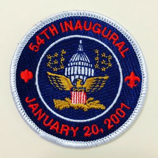 2001 Boy Girl Scouts Bush/Cheney Inaugural Volunteer Patch Pin Windbreaker (XL) 3