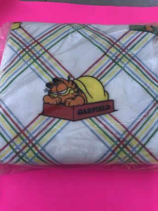 Vintage Chatham Blanket Garfield Twin Size.  In Package Nos