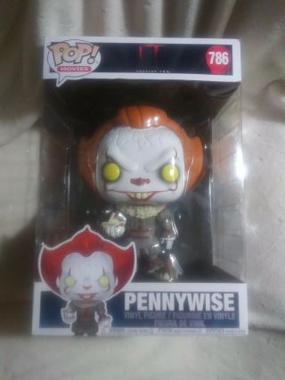Funko Pop Pennywise With Boat 10 " It Chapter 2 2019 Pop King 786