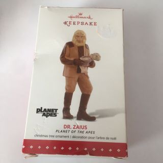 2015 Hallmark Planet Of The Apes Dr.  Zaius Christmas Tree Ornament Keepsake Gift