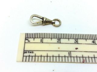 Great Antique Victorian Albert Pocket Watch Chain Dog Clip Clasp Fob Pendant