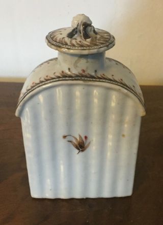 Antique 18th / 19th Century Chinese Export Porcelain Tea Caddy American Federal