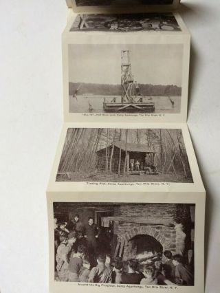 Vintage Postcard Folder,  Camp Aquehonga,  Ten Mile River,  NY,  BSA 3