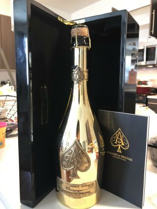 Ace Of Spades Bottle W Box And Booklet