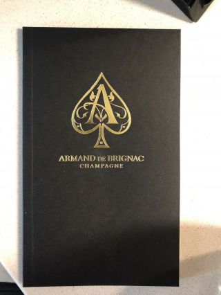 Ace Of Spades Bottle w Box And Booklet 2