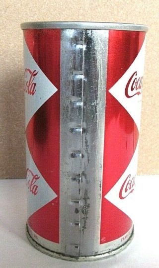 1960 ' s Straight Steel Diamond Coke Coca Cola Pull Tab Soda Can Baltimore MD 3