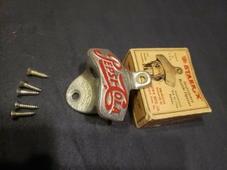 Vintage Starr - X Pepsi - Cola Stationary Bottle Opener And Screw