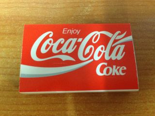 Rare Vintage 1980 ' s Coca Cola Coke Full Box of 50 Matchboxes 2